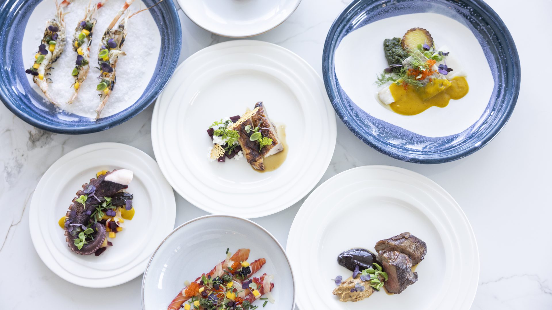 Fine dining dishes by Backhouse Catering